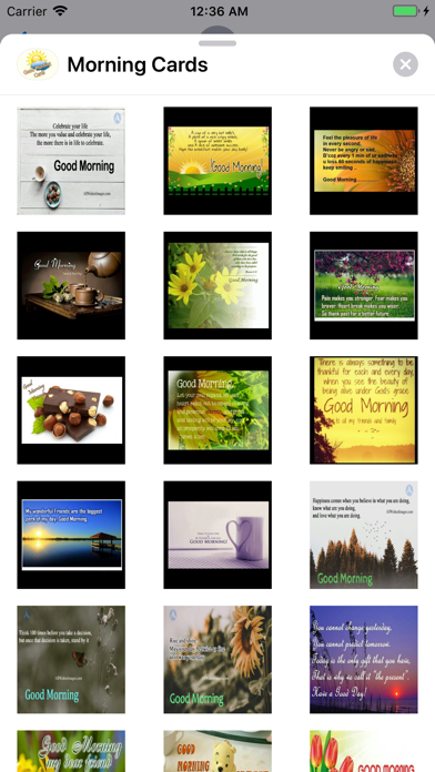 Screenshot #3 pour Morning Cards