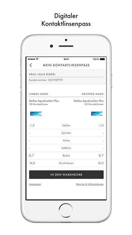 Fielmann Kontaktlinsen App screenshot-4