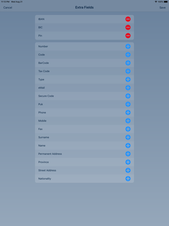 My Password - Manager iPad screenshot 5 - Productivity app