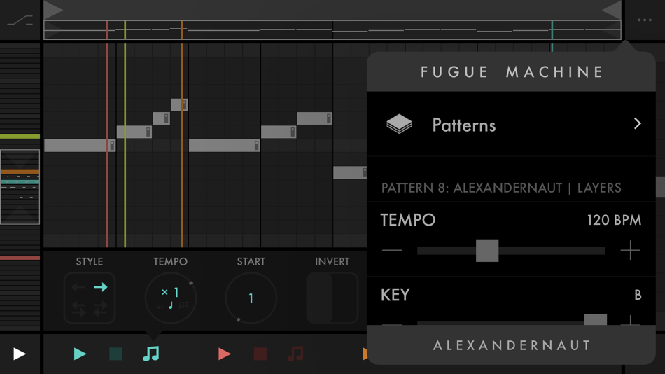 #4. Fugue Machine : MIDI Sequencer (iOS) 由: Alexandernaut