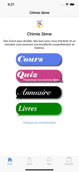 Game screenshot Chimie 3ème mod apk