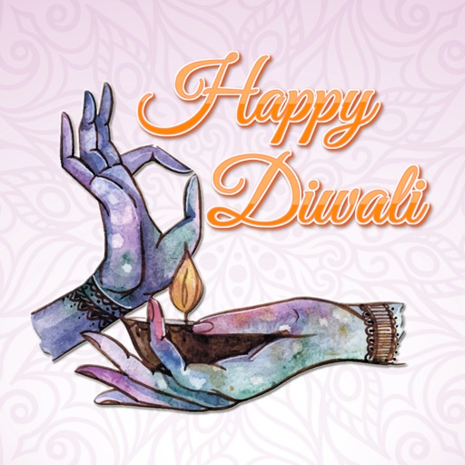 Elegant Diwali Wishes Stickers icon