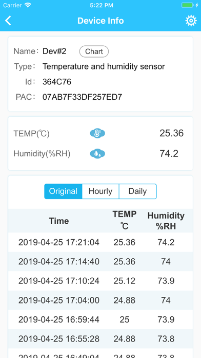 miENERGY IoT Screenshot