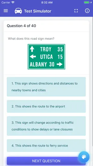 Minnesota DVS Practice Test screenshot 1