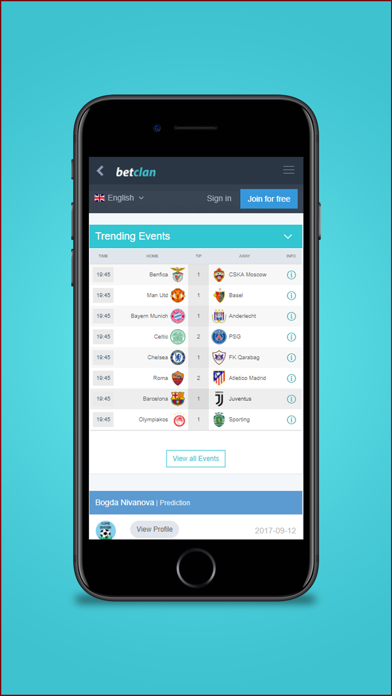 Betclan Screenshot