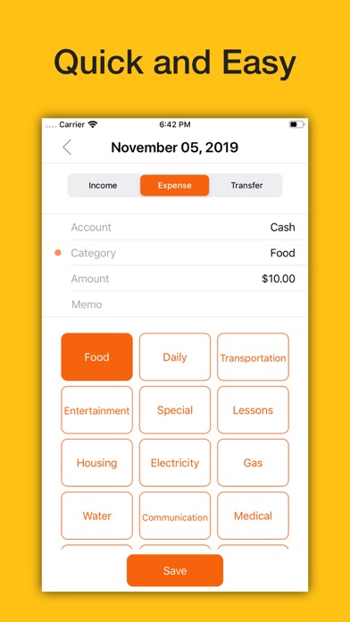 MoneyLog - Easy Bookkeeping screenshot 2