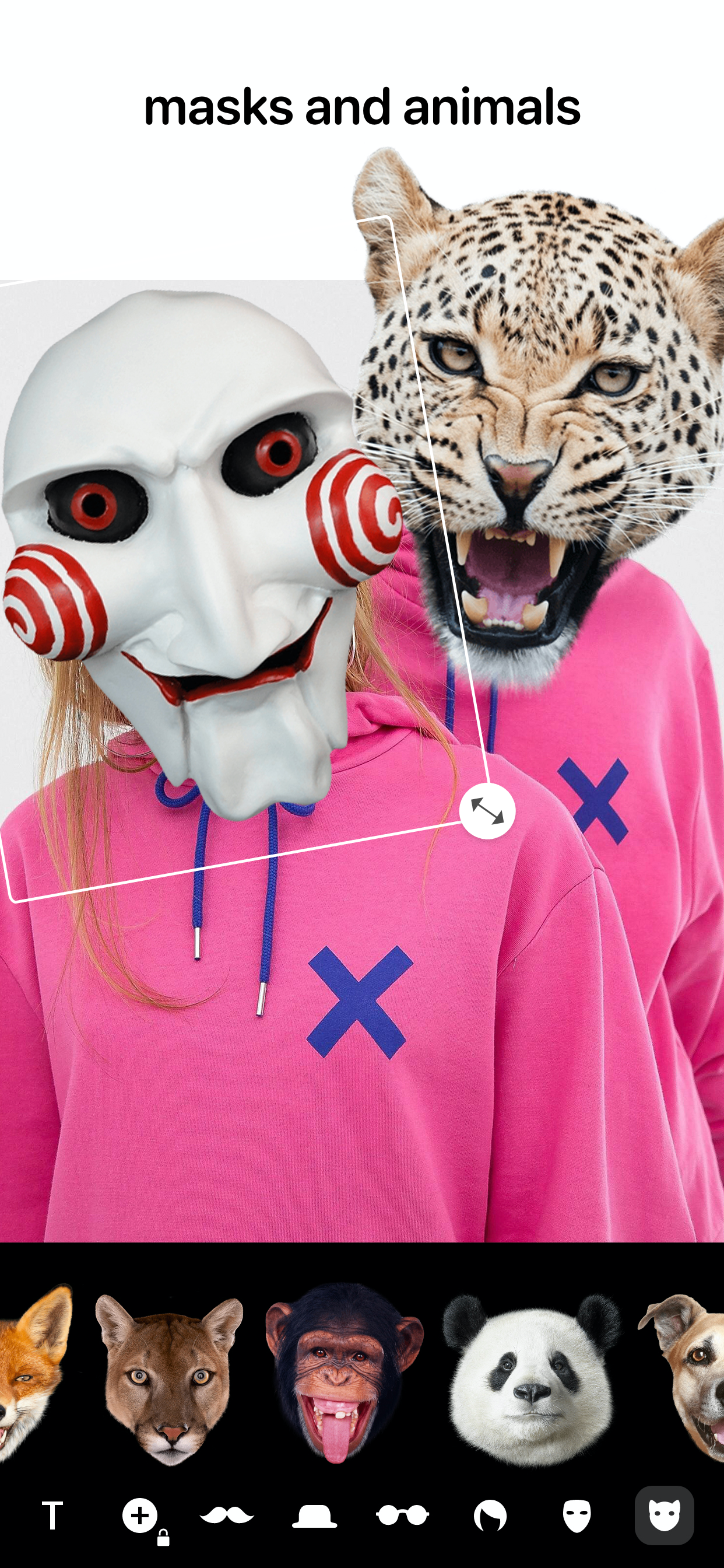 Poster: add stickers to photos