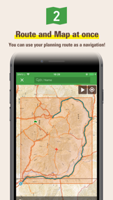 Japan Alps Hiking Map screenshot