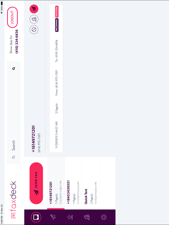 Screenshot #4 pour FaxDeck