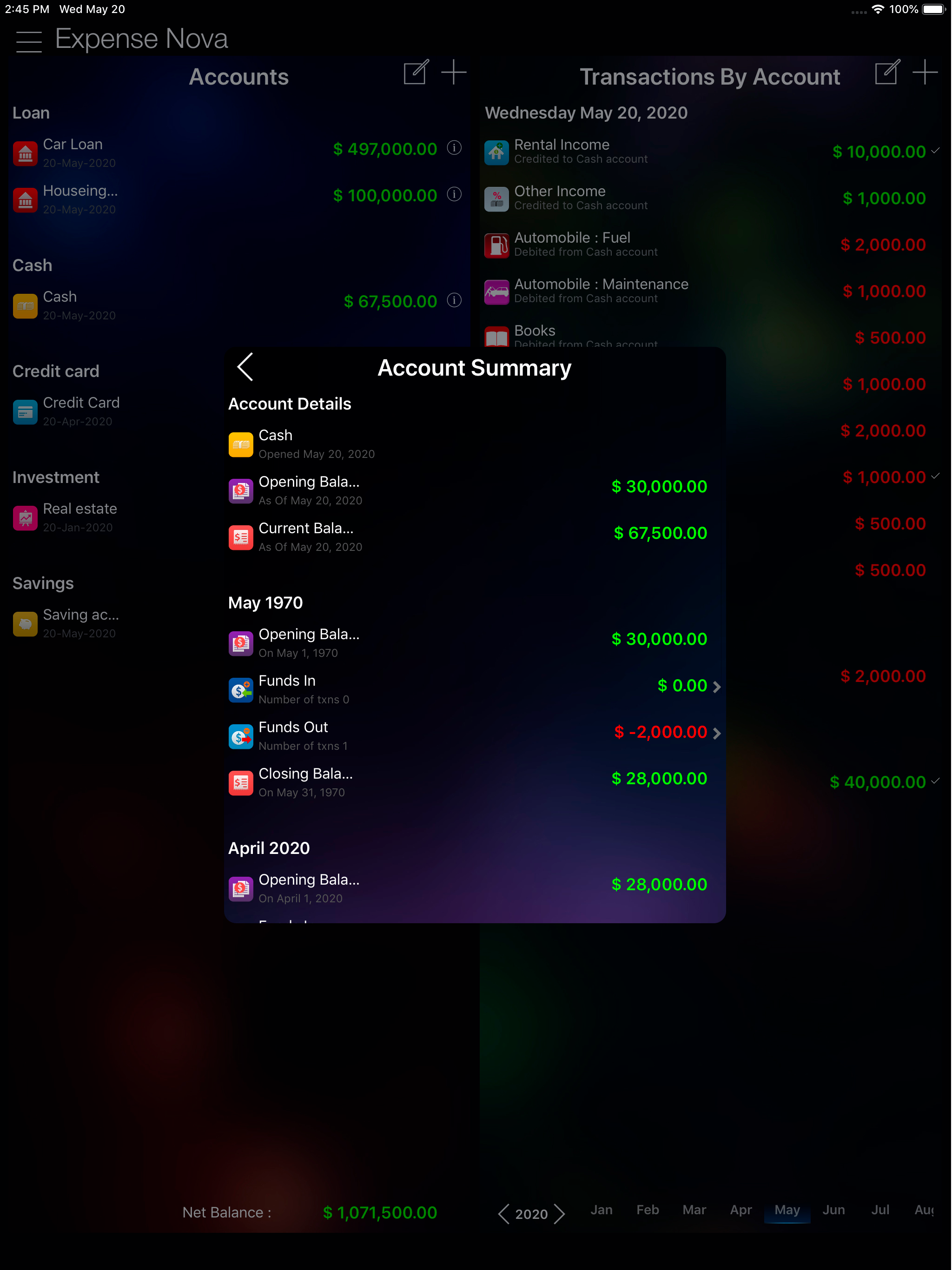 Expense Nova : Home Budget