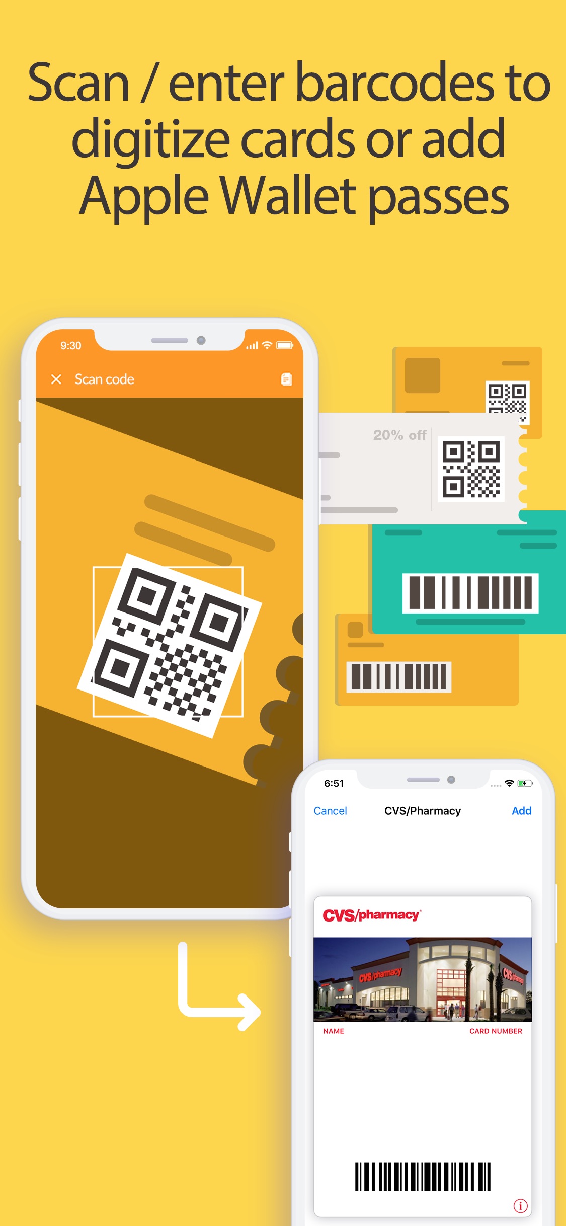 Screenshot do app Pass2U Wallet - cartões / cupo
