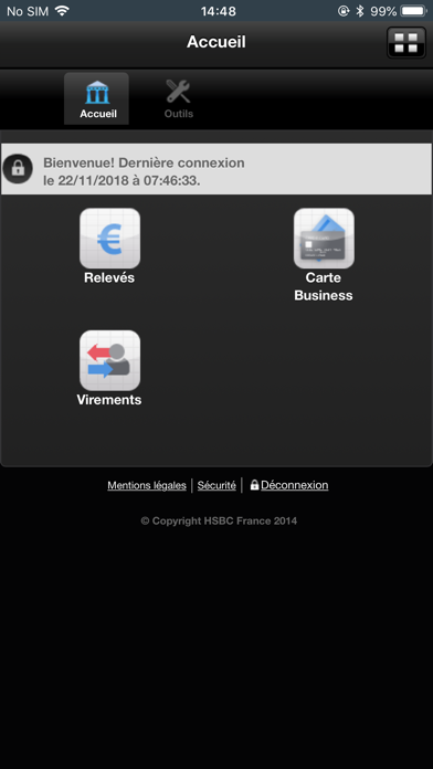 Screenshot #3 pour HSBC Entreprises