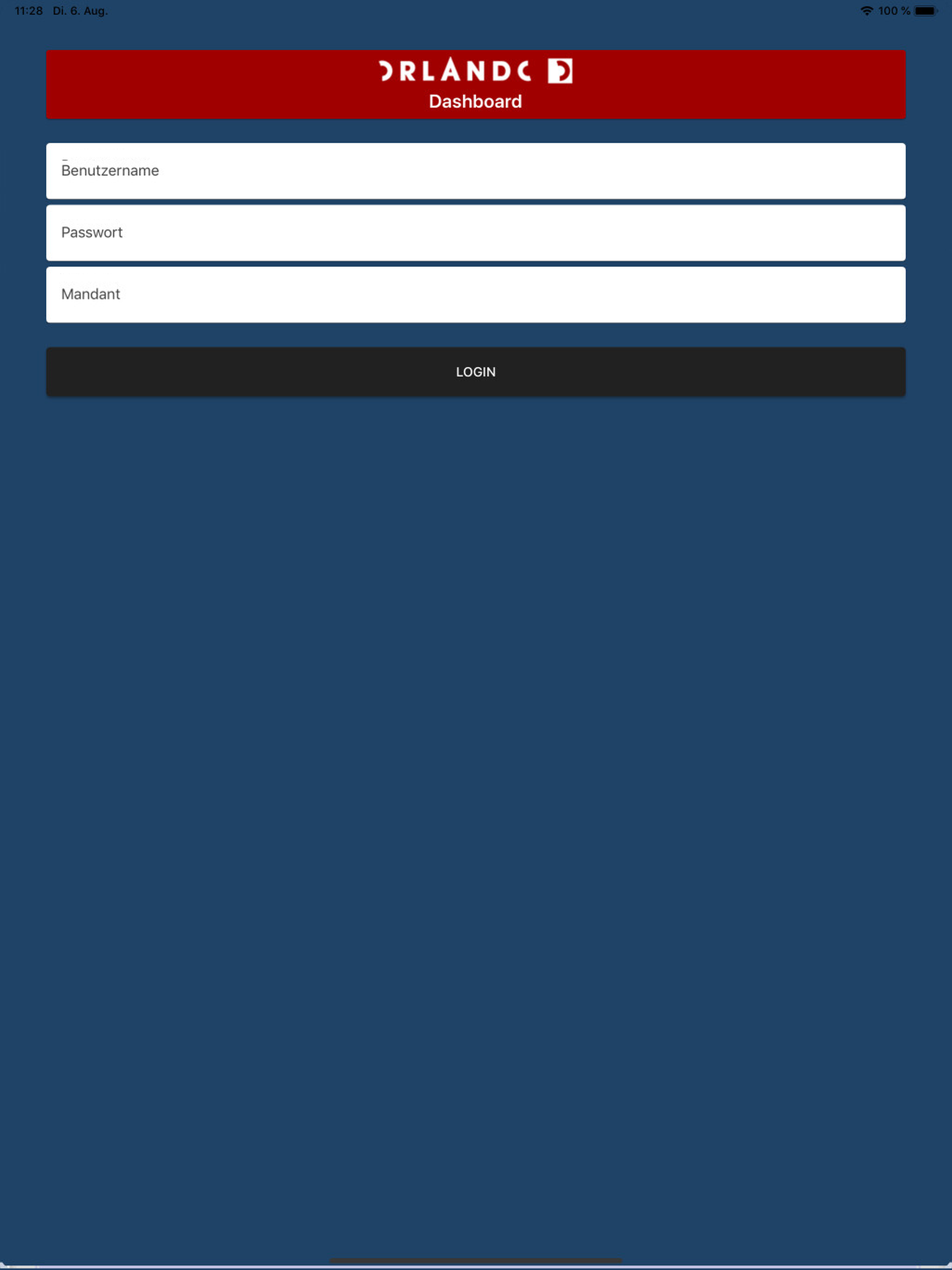 ORLANDO Dashboard screenshot 8