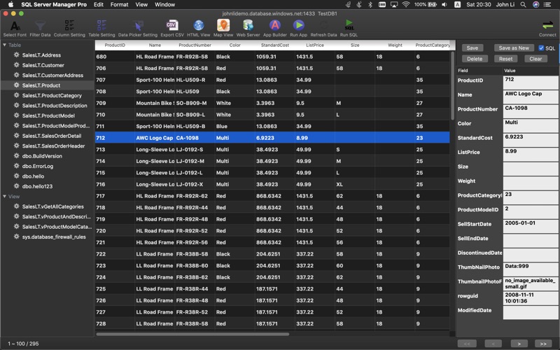 Screenshot #2 pour SQL Server Manager Pro