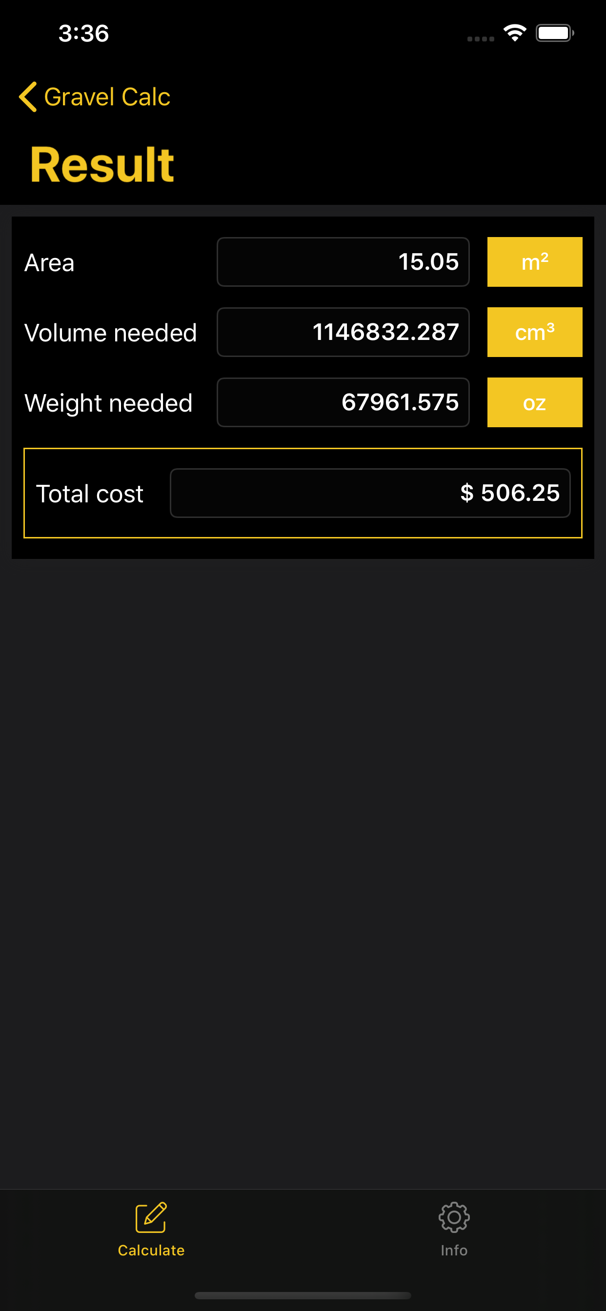 Gravel Calculator - Calc