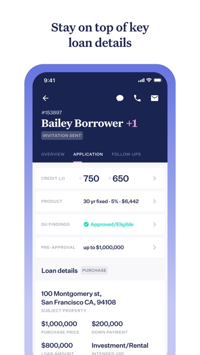 Blend Loan Officer Screenshot