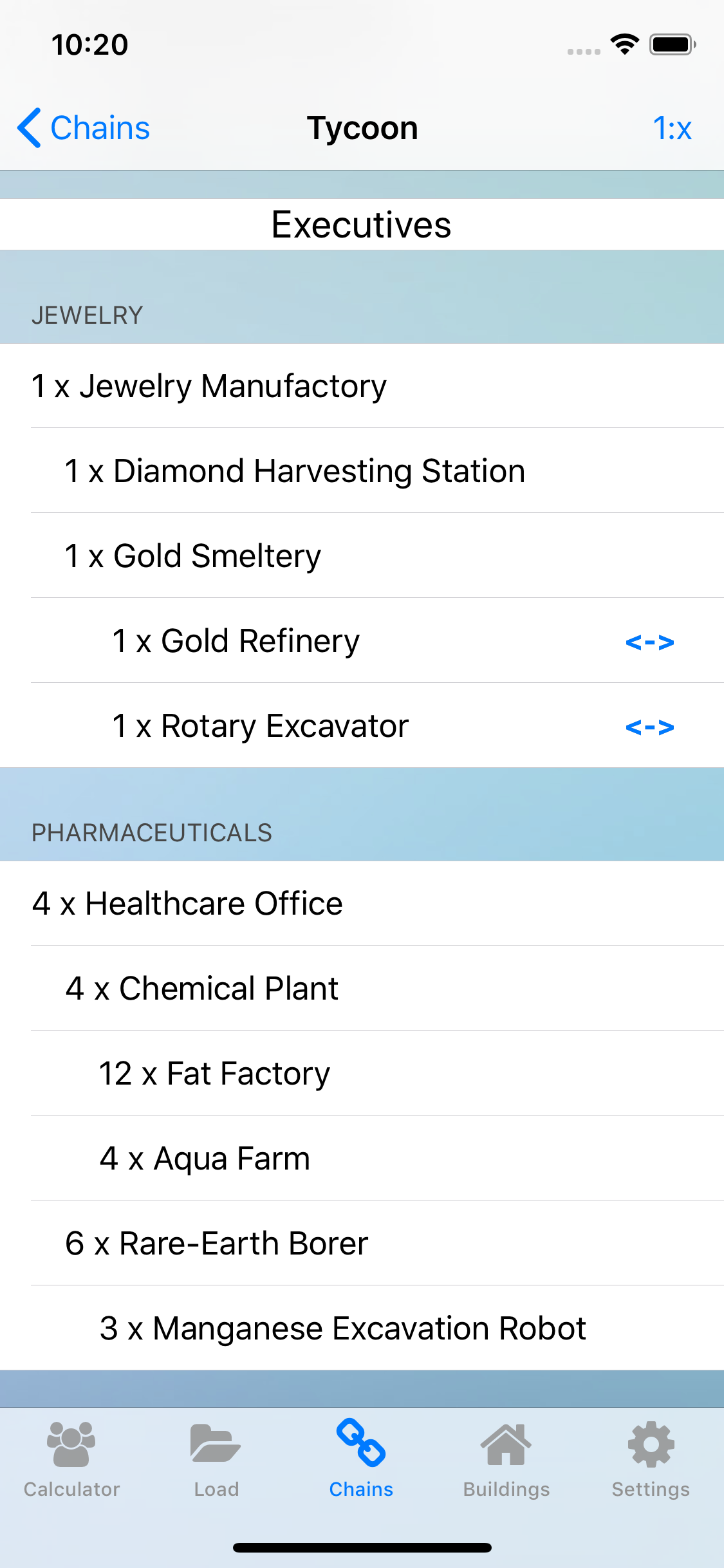 Production Calc. for Anno 2070 screenshot 3