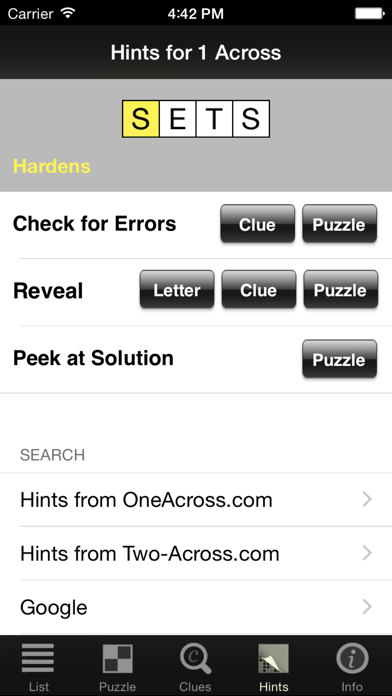 Crosswords screenshot 4