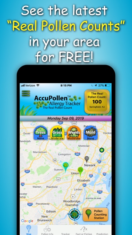 AccuPollen™ Allergy Tracker