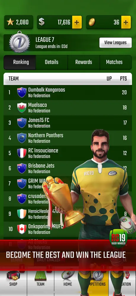 Rugby Champions 19