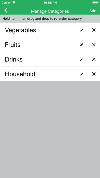 Out of - Grocery Shopping List screenshot 4