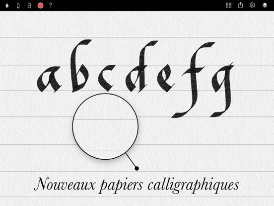 Screenshot #4 pour Tayasui Calligraphy