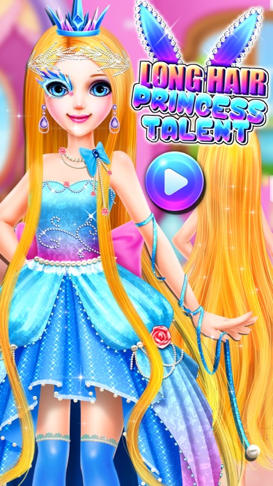Long Hair Princess Talent Makeup screenshot 1