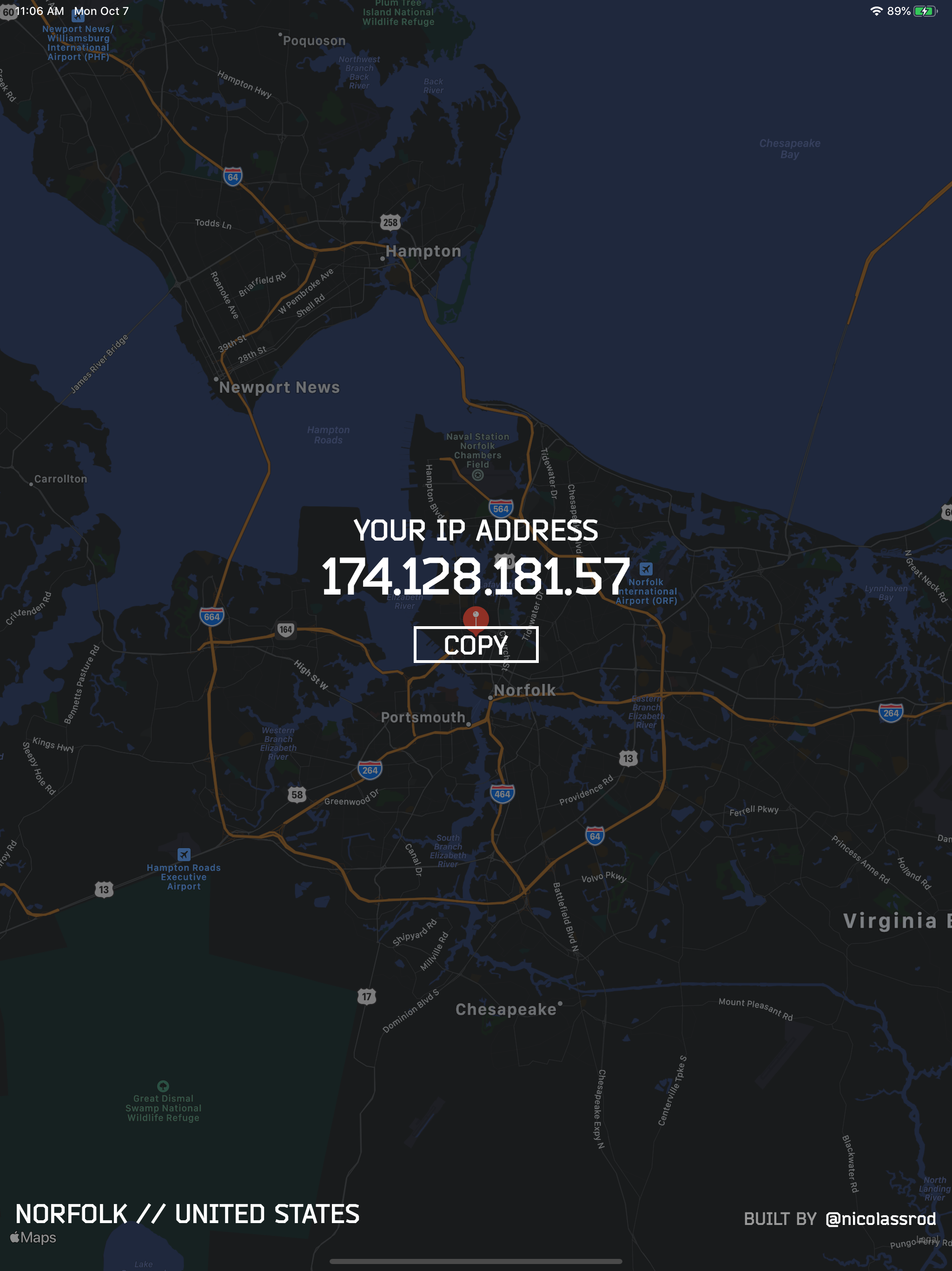 My IP Address & Location screenshot 2