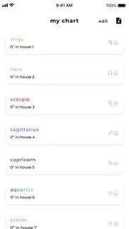 charts astrology iphone screenshot 4