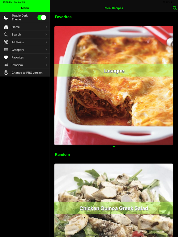 Screenshot #5 pour Meal Recipes