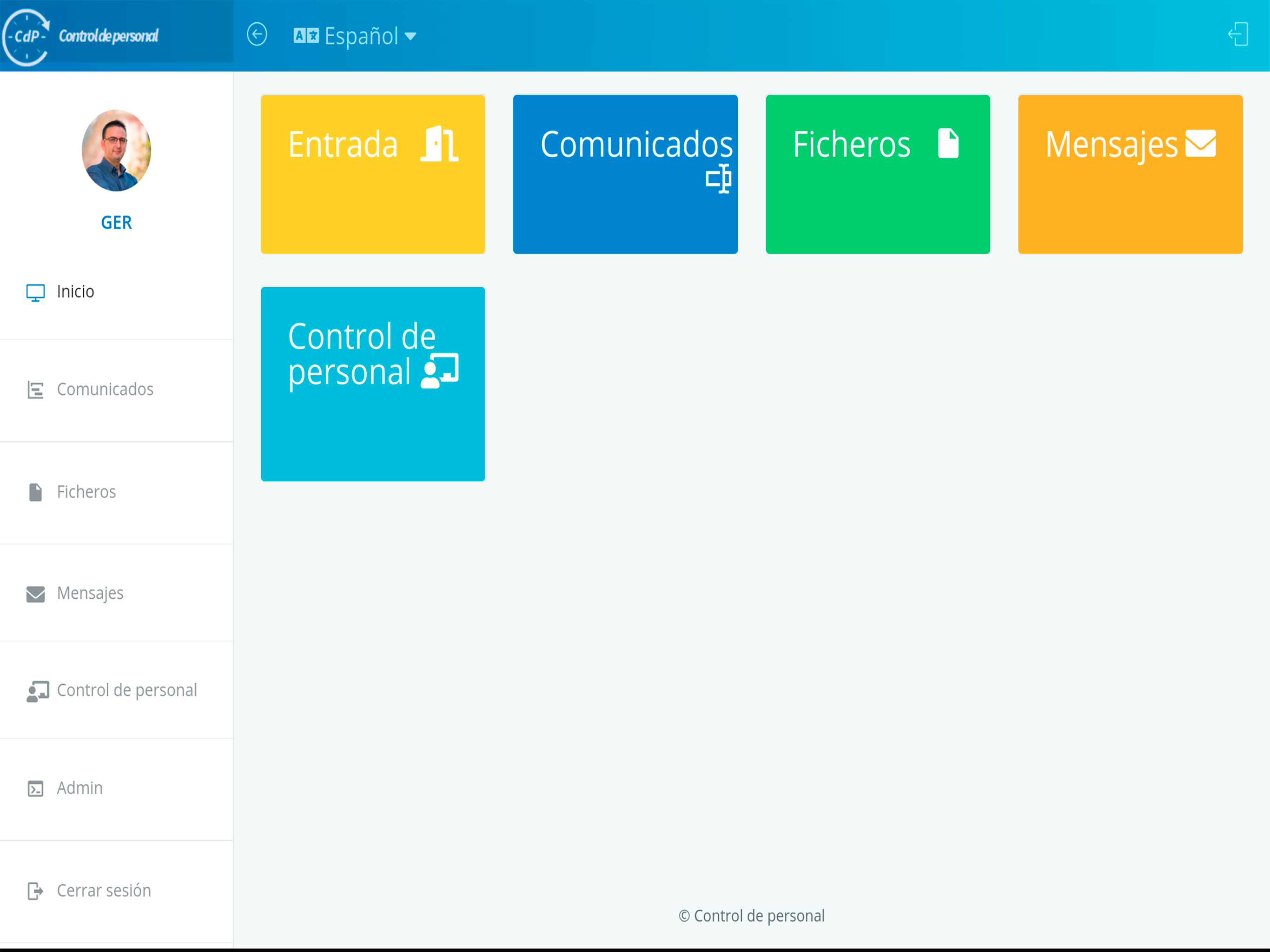 CdP Control de Personal