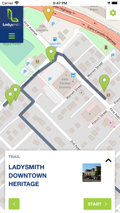 Screenshot #3 pour Ladysmith Walking Tour