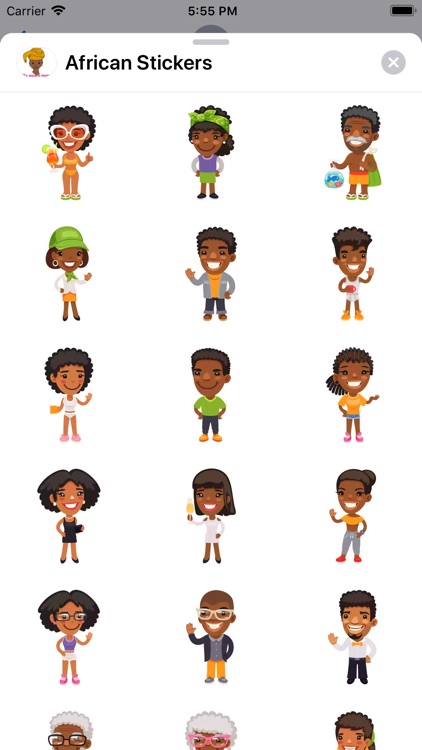 African Stickers