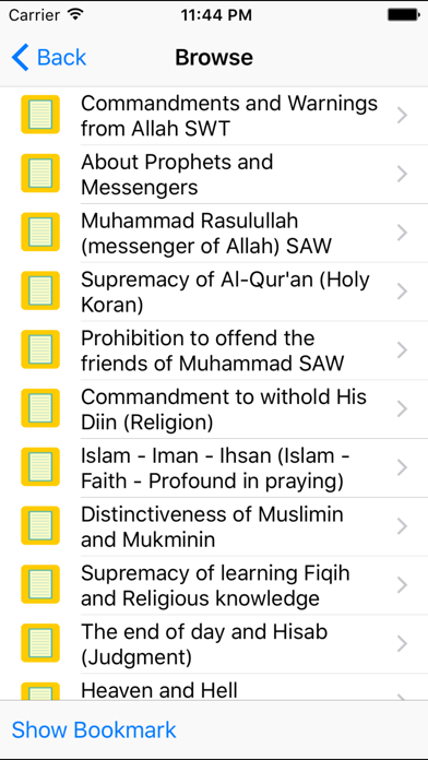 Screenshot #2 pour Hadith Pack