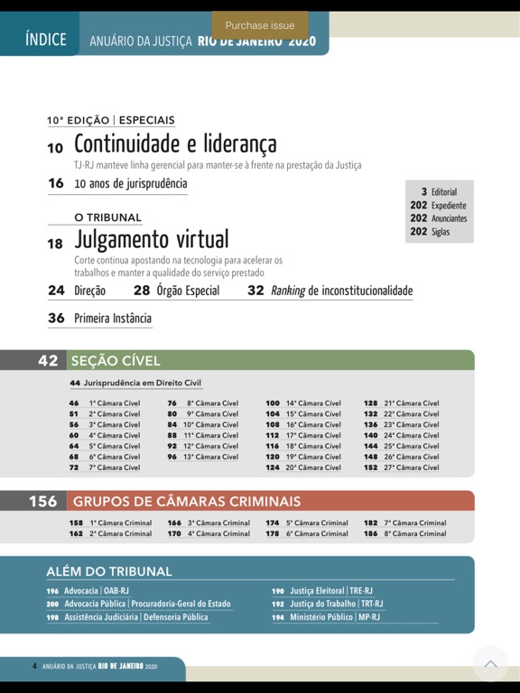 Anuário da Justiça iPad screenshot 5 - Reference app