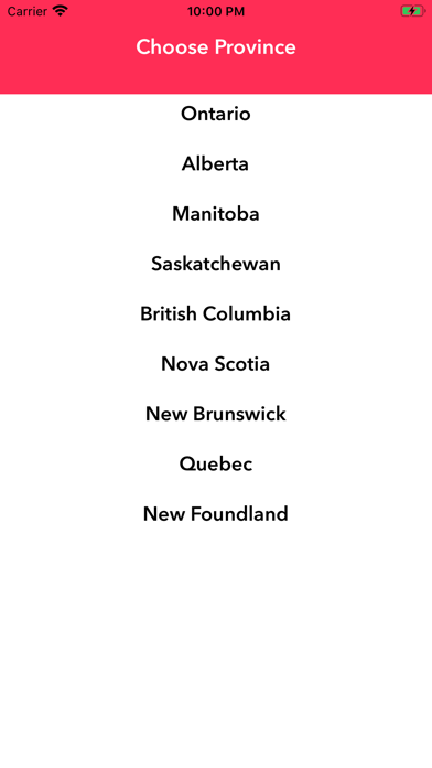 Screenshot #1 pour Canada University Events
