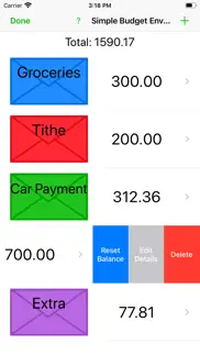 How to cancel & delete simple budget envelopes 1