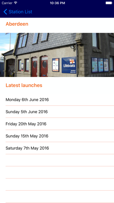 RNLI Pager Screenshot