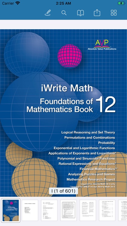 iWriteMath Foundations 12