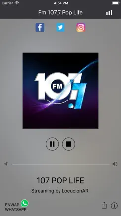 Fm 107.7 Pop Life iPhone image 1