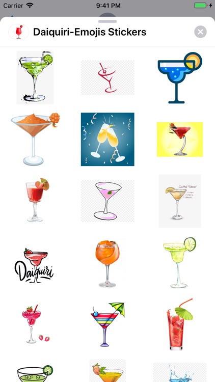 Daiquiri-Emojis Stickers