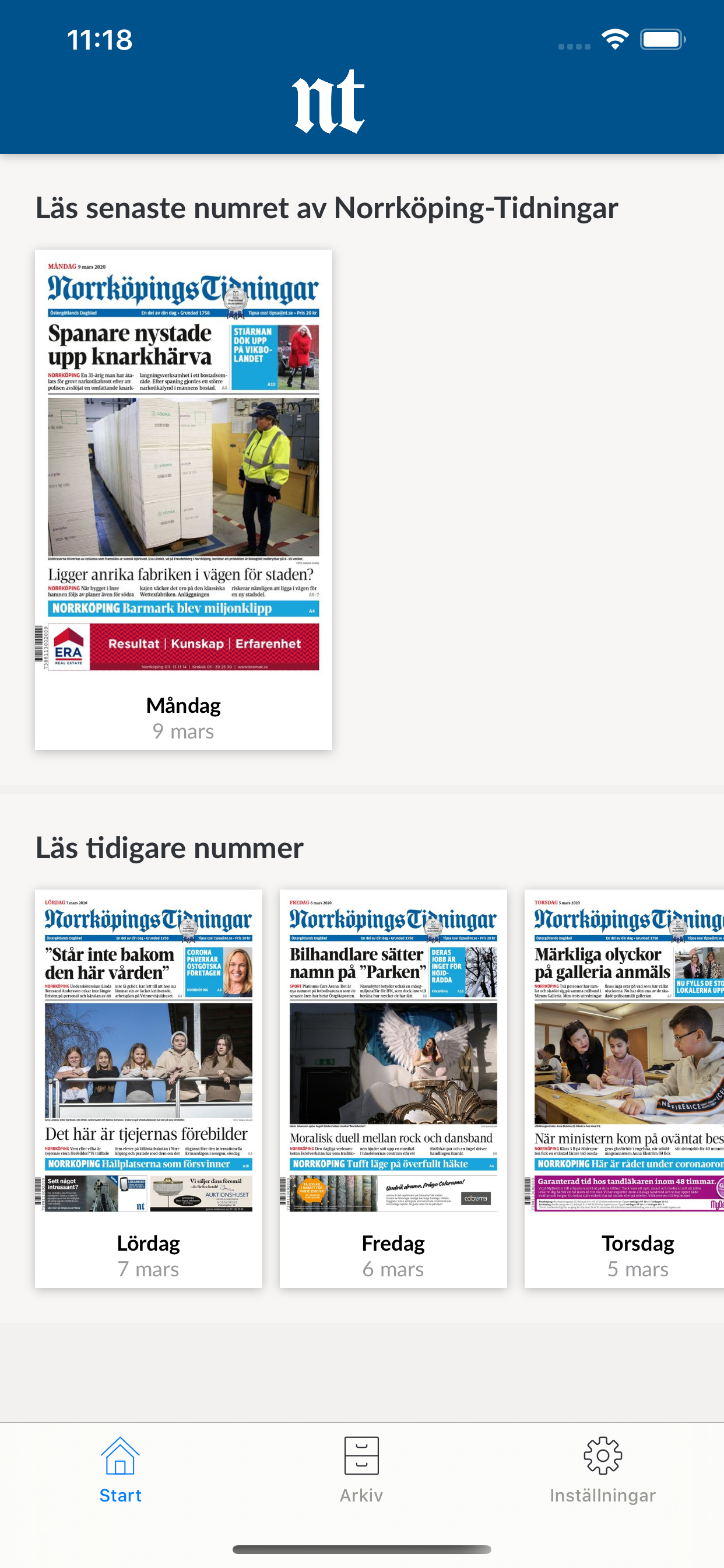E-tidning NT