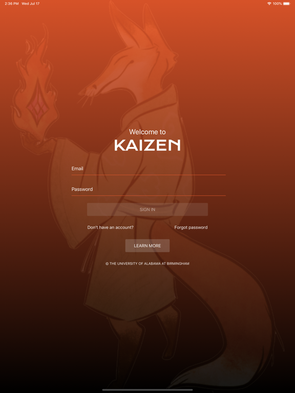 Kaizen Education iPad screenshot