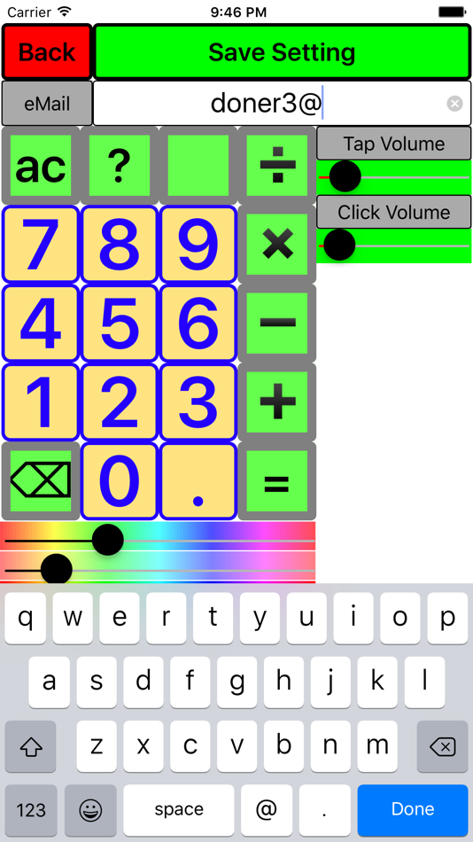 #5. colorCalcBasic (iOS) Podle: mishel munayyer