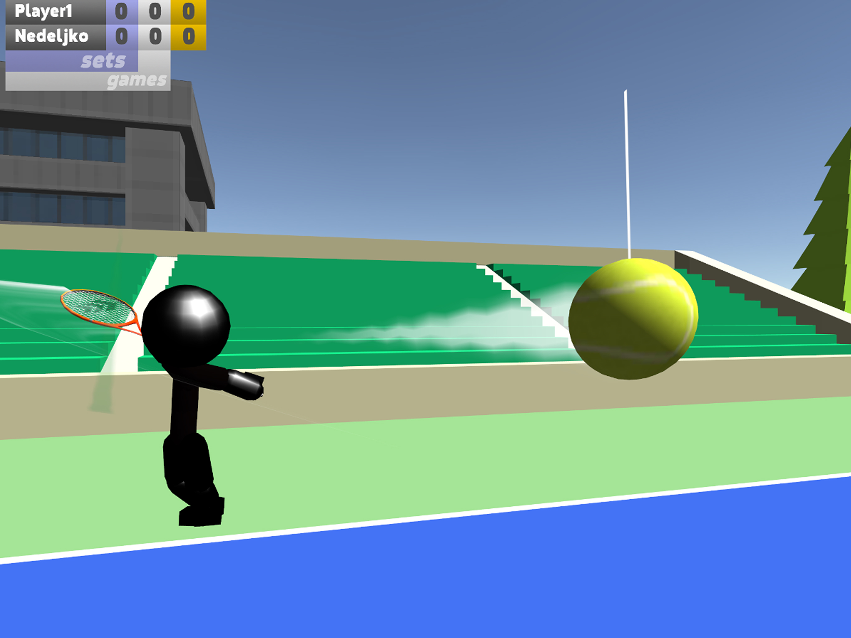 Stickman 3D Tennis