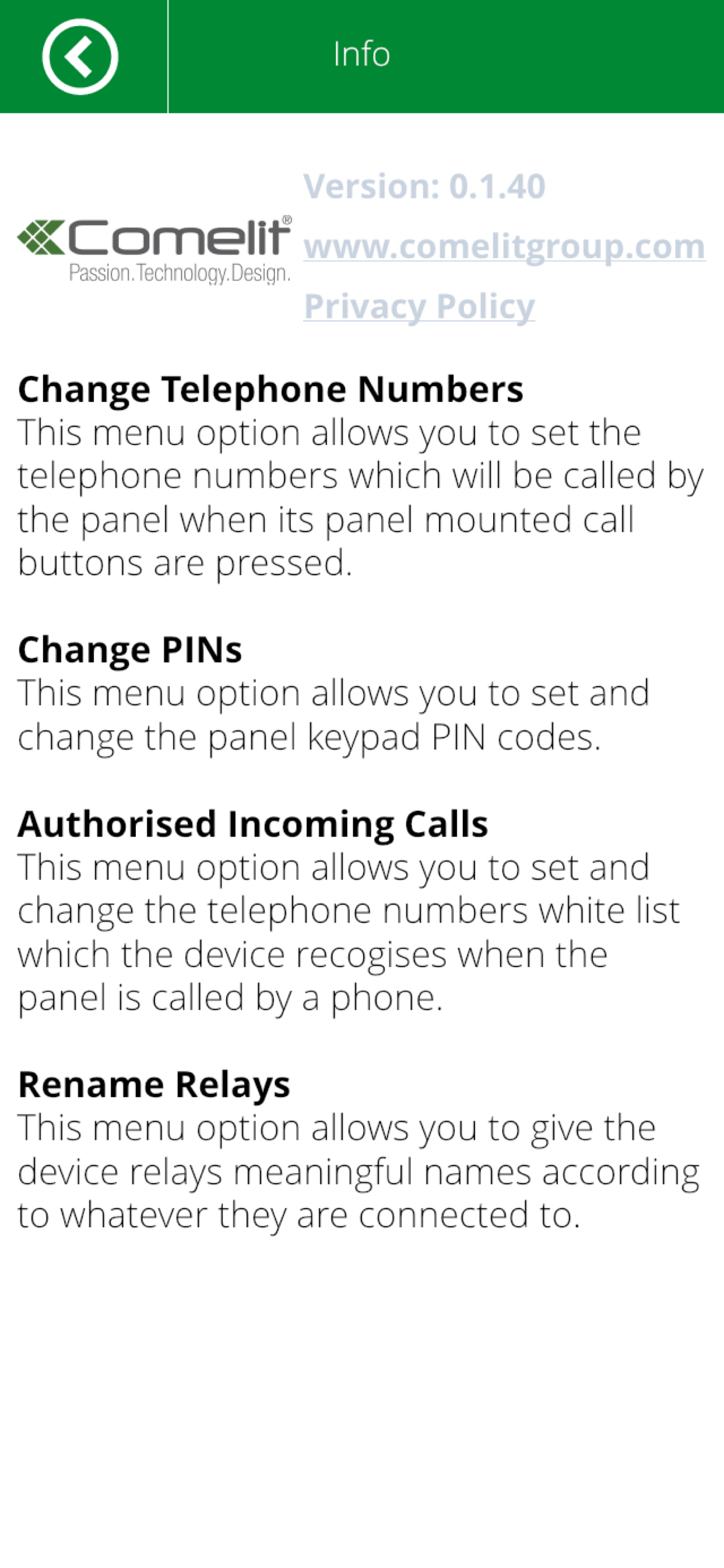 Comelit GSM One