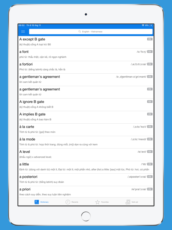 Screenshot #4 pour Từ điển Anh Việt Laban