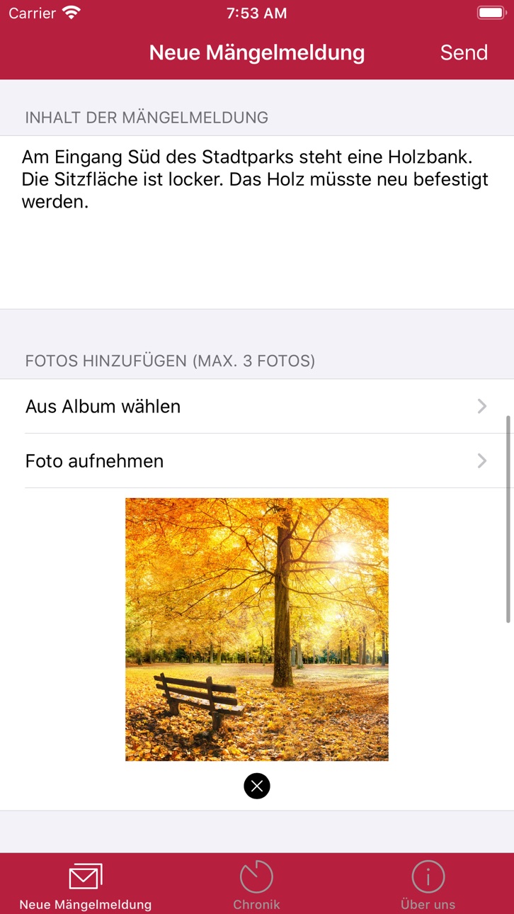 iPhone screenshot