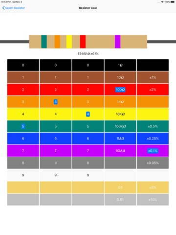 抵抗 カラーコード 計算機のおすすめ画像4