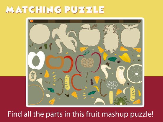 Montessori Parts of Fruits iPad screenshot